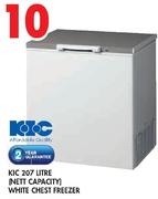 KIC 207ltr White Chest Freezer