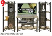 Stone 3 Piece Entertainment Unit