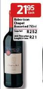 Robertson Chapel Assorted-750ml Each