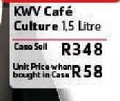 KWV Cafe Culture-Per Case