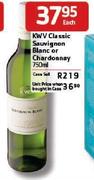 KWV Classic Sauvignon Blanc Or Chardonnay-750ml Each