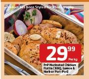 Pnp Marinated Chicken Flattie(BBQ, Lemon & Herb Or Peri-Peri)-Per Kg