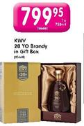 KWV 20 YO Brandy In Gift Box-750ml