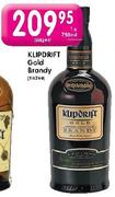 Klipdrift Gold Brandy-750ml