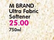 M Brand Ultra Fabric Softener-750ml