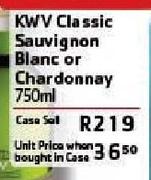 KWV Classic Sauvignon Blanc Or Chardonnay-750ml