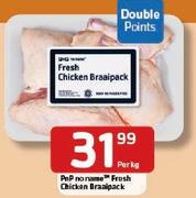 PnP No Name Fresh Chicken Braai Pack-Per kg