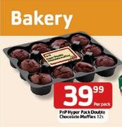 PnP Hyper Pack Doubles Chocolate Muffins-12's Pack