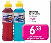 Energade Sports Drinks(All Flavours)-500ml Each