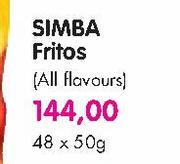 Simba Fritos(All Flavours)-48X50g