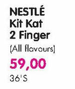 Nestle Kit Kat 2 Finger(All Flavours)-36's