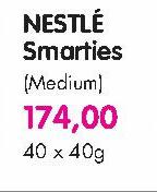 Nestle Smarties(Medium)-40X40g