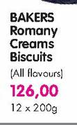 Bakers Romany Creams Biscuits(All Flavours)-12X200g