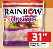 Rainbow IQF Chicken Drums-1.5kg Pack