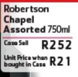 Robertson Chapel Assorted-Per Case Each