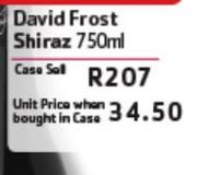 David Frost Shiraz-Per Case Each