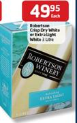 Robertson Crisp Dry White Or Extra Light White-3Ltr 