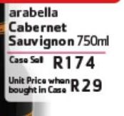 Arabella Cabernet Sauvignon-Per Case Each