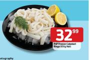 PnP Frozen Calamari Rings-800gm Nett 