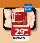PnP Fresh Chicken Braaipak-8's Or 16's Per kg