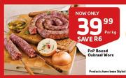 Pnp Boxed Oukraal Wors-Per kg