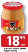 Black Cat Peanut Butter-400Gm Each