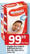 Huggies Dry Comfort Bulk Pack-Per Pack