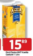 First Choice UHTV Vanilla Custard-1L