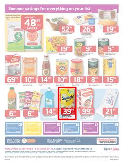 Pick N Pay Gauteng : Summer Savings (23 Sep - 6 Oct 2013), page 2