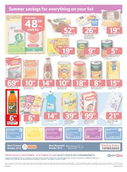 Pick N Pay Gauteng : Summer Savings (23 Sep - 6 Oct 2013), page 2