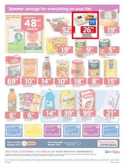 Pick N Pay Gauteng : Summer Savings (23 Sep - 6 Oct 2013), page 2