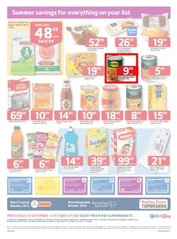 Pick N Pay Gauteng : Summer Savings (23 Sep - 6 Oct 2013), page 2