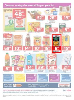 Pick N Pay Gauteng : Summer Savings (23 Sep - 6 Oct 2013), page 2