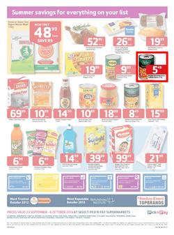 Pick N Pay Gauteng : Summer Savings (23 Sep - 6 Oct 2013), page 2
