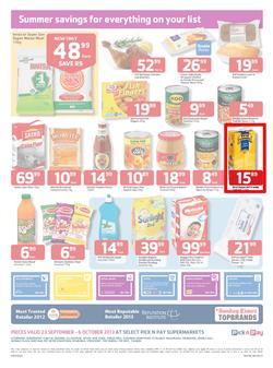 Pick N Pay Gauteng : Summer Savings (23 Sep - 6 Oct 2013), page 2