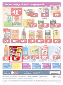 Pick N Pay Gauteng : Summer Savings (23 Sep - 6 Oct 2013), page 2