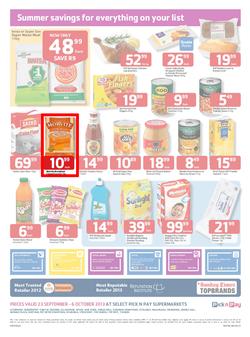 Pick N Pay Gauteng : Summer Savings (23 Sep - 6 Oct 2013), page 2