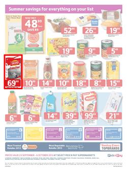 Pick N Pay Gauteng : Summer Savings (23 Sep - 6 Oct 2013), page 2