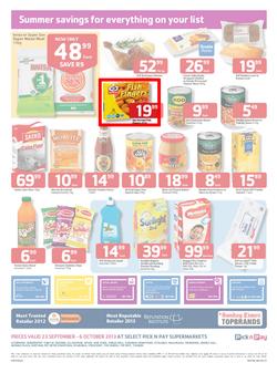 Pick N Pay Gauteng : Summer Savings (23 Sep - 6 Oct 2013), page 2