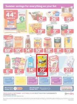 Pick N Pay KZN : Summer Savings (23 Sep - 6 Oct 2013), page 2