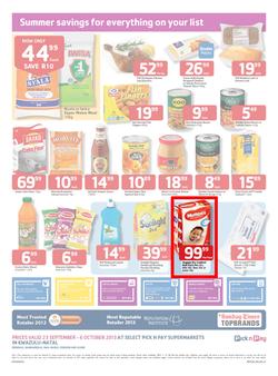 Pick N Pay KZN : Summer Savings (23 Sep - 6 Oct 2013), page 2