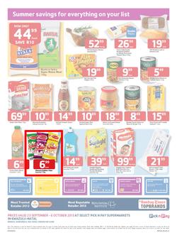 Pick N Pay KZN : Summer Savings (23 Sep - 6 Oct 2013), page 2