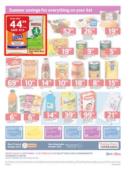 Pick N Pay KZN : Summer Savings (23 Sep - 6 Oct 2013), page 2