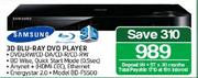 Samsung 3D Blu-Ray DVD Player-BD-F5500