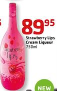 Strawberry Lips Cream Liqueur-750ml