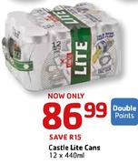 Castle Lite Cans-12x440ml