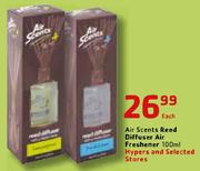Air Scents Reed Diffuser Air Freshener-100ml Each