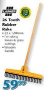 Lasher 26 Tooth Rubber Rake-22x1200mm