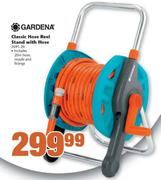 Gardena Classic Hose Reel Stand With Hose