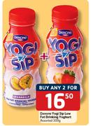 Danone Yogi Sip Low Fat Drinking Yoghurt Assorted-2 x 300g